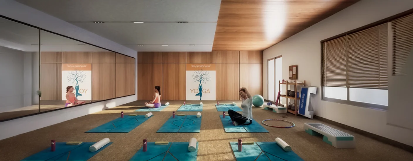 Empire Square Chinchwad Yoga Deck Image
